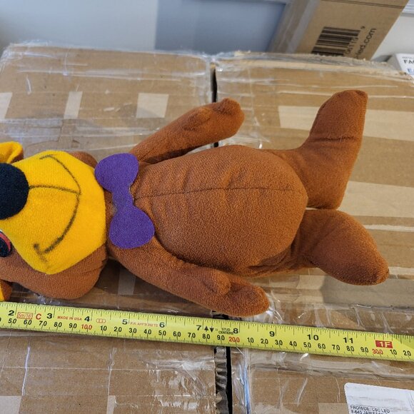 Vintage 1980 Mighty Star Boo Boo Bear Plush 12" Stuffed Animal Yogi Hanna... - Picture 7 of 7